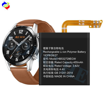 Bateria HB532729ECW 455mAh Bateria de 46MM Para Huawei Watch GT2 GT 2 Smartwatch Bateria de 46MM