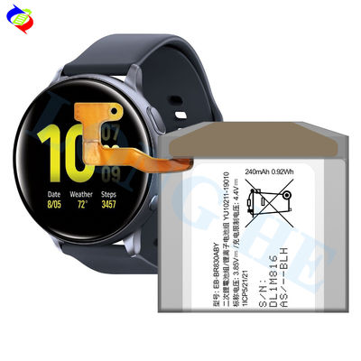 Bateria EB-BR830ABY para Samsung Galaxy Watch Active2 40mm SM-R830 Bateria de substituição autêntica de 247mAh